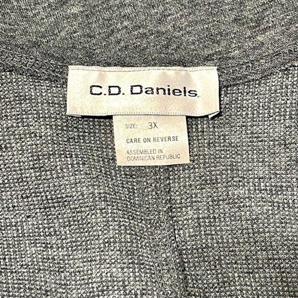 C.D. Daniels Grey Sleeve Dress Size 3X - Picture 11 of 12